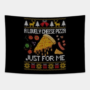 A Lovely Cheese Pizza Just For Me Alone Home Christmas Tapestry