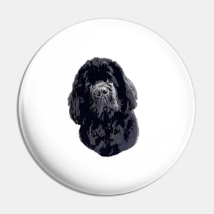 Newfoundland Cute Head Tilt Pin