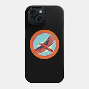 Red shoulder hawk flight Phone Case