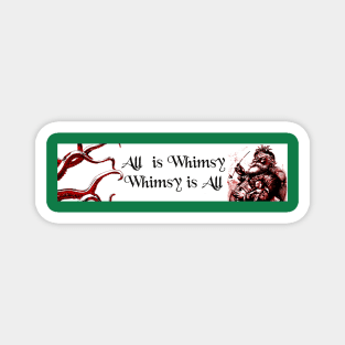 All is Whimsy Christmas Edition Magnet