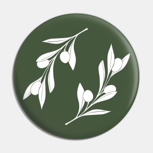 Olive Branches Pin