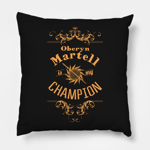 My Champion Pillow by ErenAngiolini