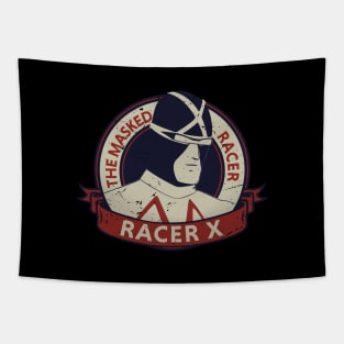 The masked Racer - Retro VIntage Tapestry