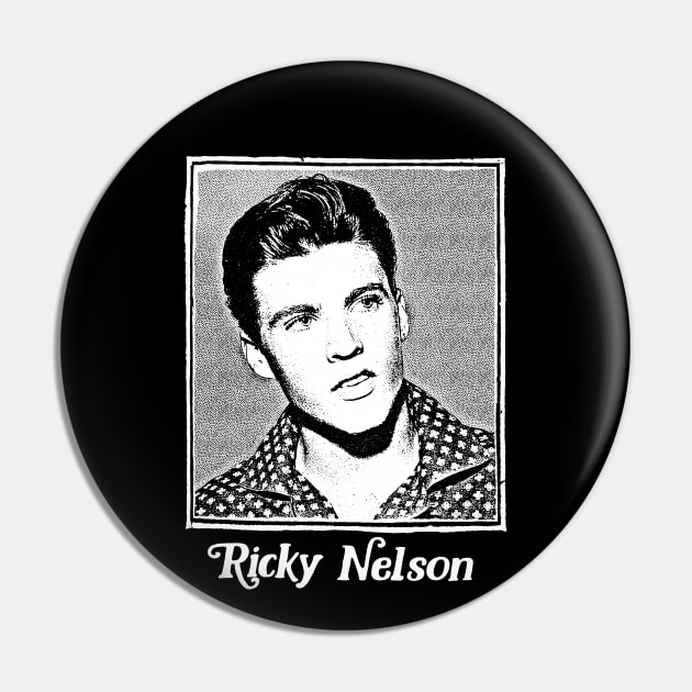 Ricky Nelson // 50s Retro Rock & Roll Aesthetic Pin by DankFutura