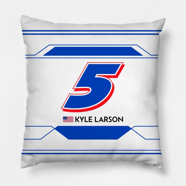 Kyle Larson #5 2023 NASCAR Design Pillow by AR Designs 