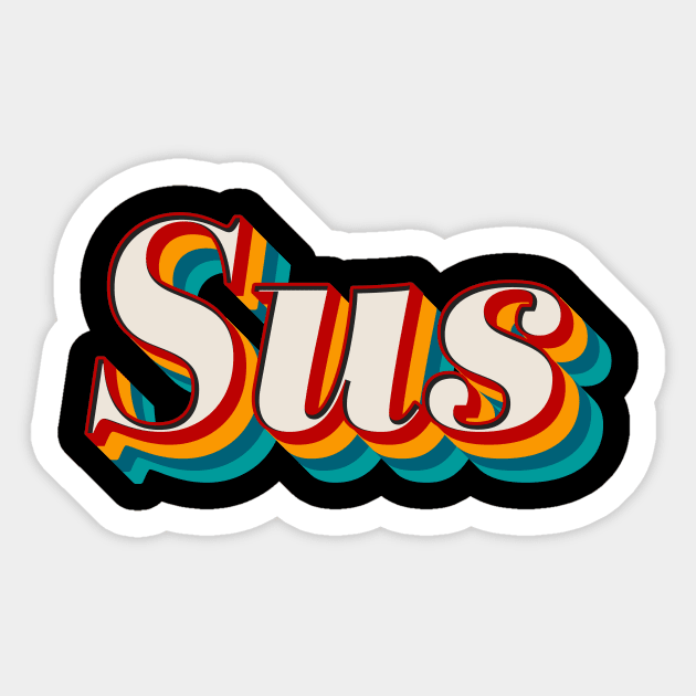 Youre Sus Emoji | Sticker