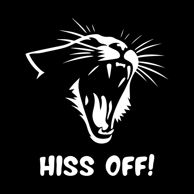 Hiss off! Cat by Batshirt