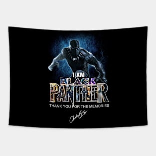 I Am Black Panther - Rip Chadwick Boseman Tapestry