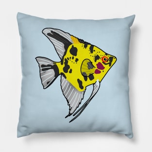 Koi Angelfish Pillow