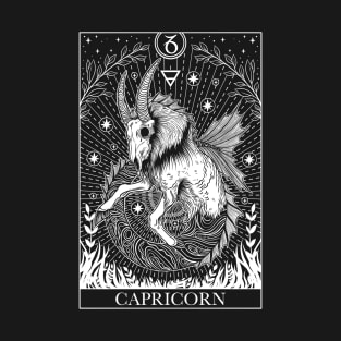 Zodiac sign tarot card Capricorn T-Shirt