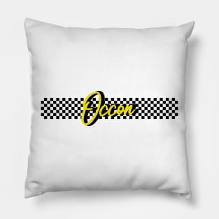 Race Flag Design 2 - Esteban Ocon Pillow