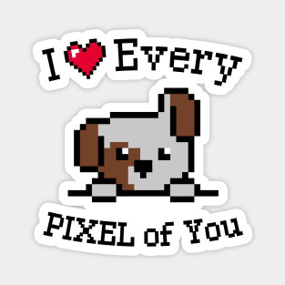 I love every Pixel of You Magnet