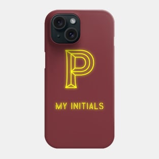 Letter P Letter Art Phone Case