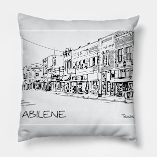 Abilene Texas Pillow