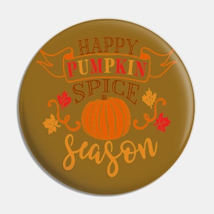 Happy Pumpkin Spice Season Pin