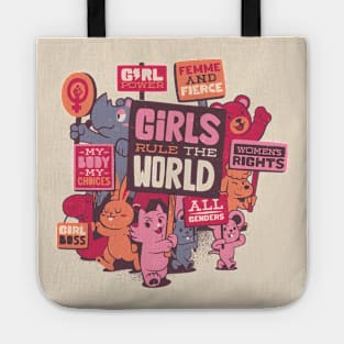 Girl Power Feminist Classic by Tobe Fonseca Tote