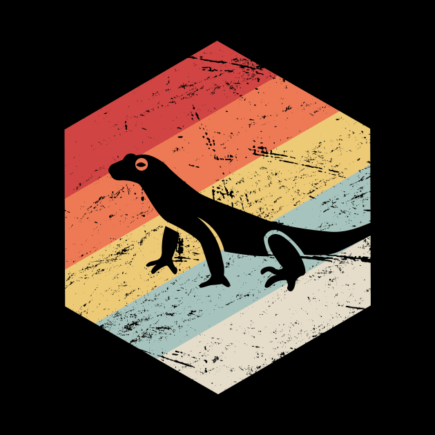 Retro Vintage Lizard Salamander Icon by MeatMan