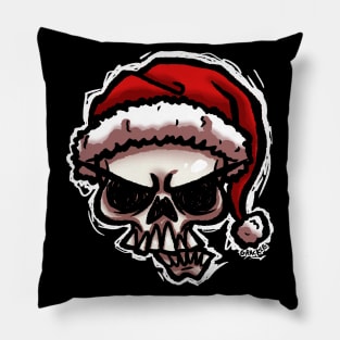 Christmas Skull Pillow