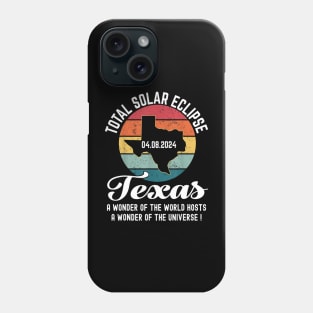 Texas Solar Eclipse 2024 Phone Case