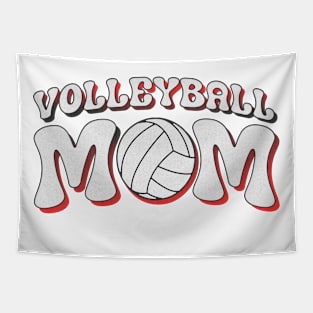 Volleyball Mom Halftone Retro Tapestry