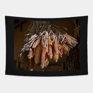 Drying Corn, Suwon, South Korea. Tapestry