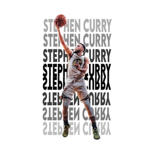 Stephen Curry NBA hipster aesthetic summer retro T-Shirt