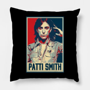 Patti Smith Rock 'n' Roll Poetess Pillow