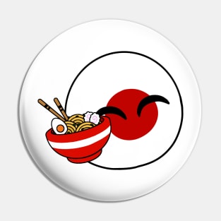 japanball and food chibi Pin