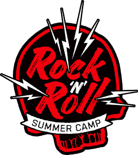 Rock and Roll Summer Camp Logo Magnet