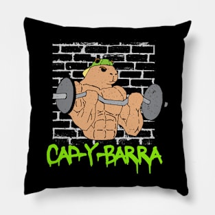 Bodybuilding and exercise Capybara Pillow