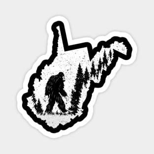 Bigfoot West Virginia State Magnet