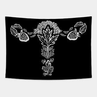 "Roe V Wade" Abortion Rights Natural Uterus Herbalism Tapestry