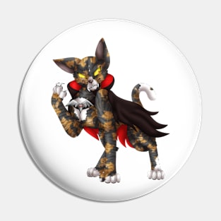 VampiCat: Tortie-Tabby Pin