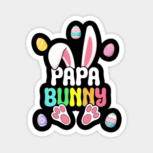 Easter Papa Cute Bunny Easter Family Magnet