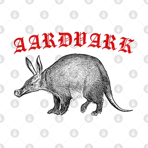 AARDVARK / Snouty beast fan art design by DankFutura