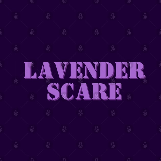 Lavender Scare (Stencil Look) by TJWDraws