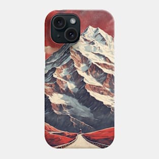 Grossglockner Alpine Road Austria Vintage Travel Retro Tourism Phone Case