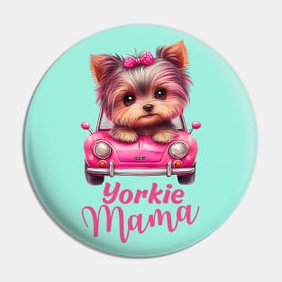 Yorkie mama Pin