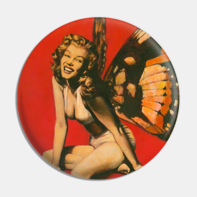 Vintage Fairy Pin-up Pin by mictomart