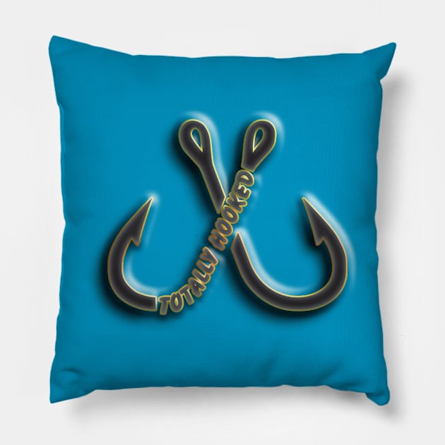 Totally Hooked Pillow by Fisherbum