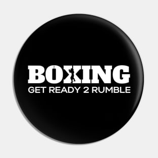 Boxing-Get Ready 2 Rumble Pin