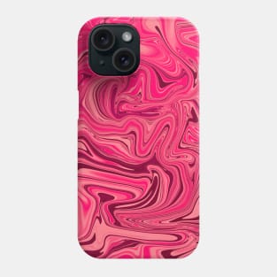 Shades of Magenta Pink Digital Fluid Art Phone Case