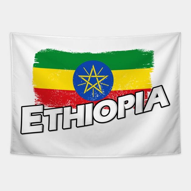 Ethiopia flag Tapestry by PVVD