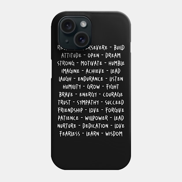 Positive mindset Phone Case by Jambo Designs