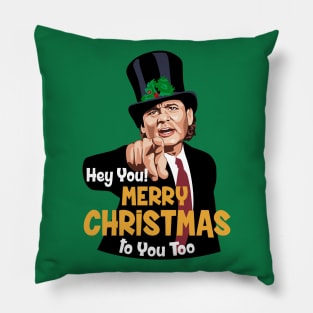 BILL Merry Christmas Pillow