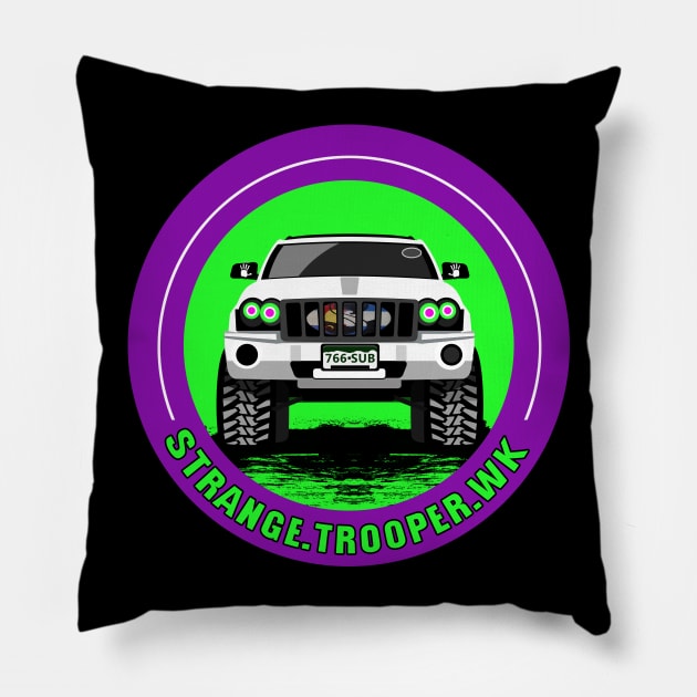 strange trooper Pillow by sojeepgirl