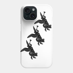 Three Angels with Trumpets Phone Case