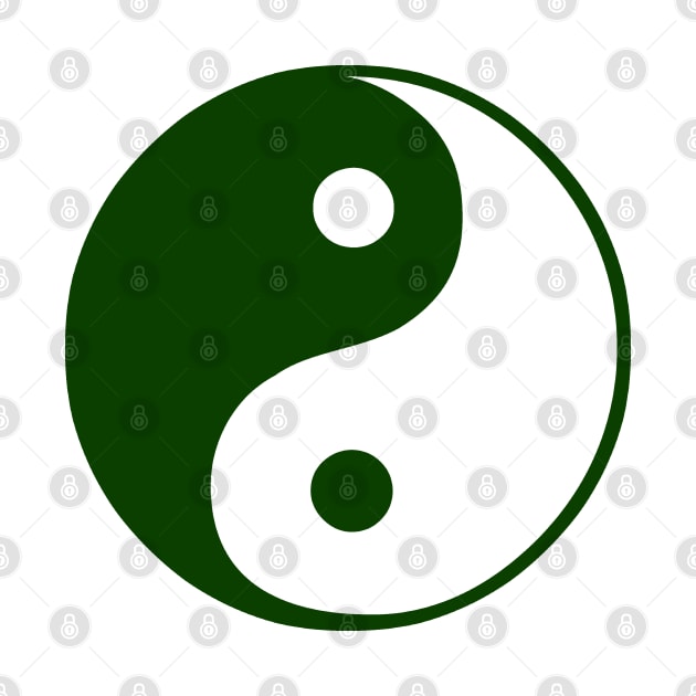 Green yin and yang design by Made the Cut