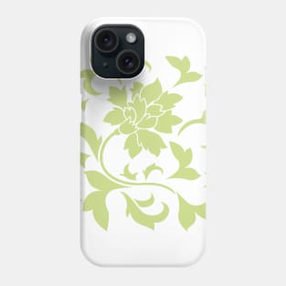 Oriental Flower – Daiquiri Green Phone Case