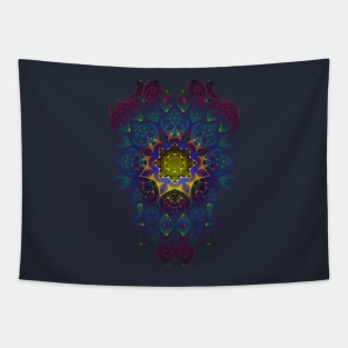 Psychedelic Fractal Manipulation Pattern Tapestry